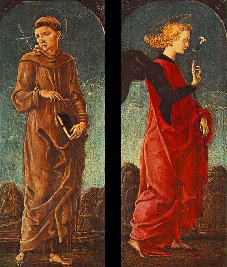 Cosimo Tura St Francis of Assisi and Announcing Angel China oil painting art